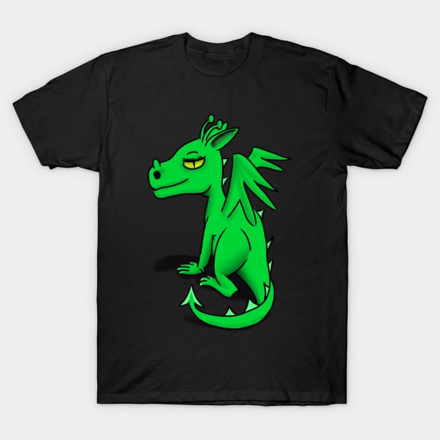 Green Toothless, Inspired by the How to Train Your Dragon Books T-Shirt by Bushmonkey140